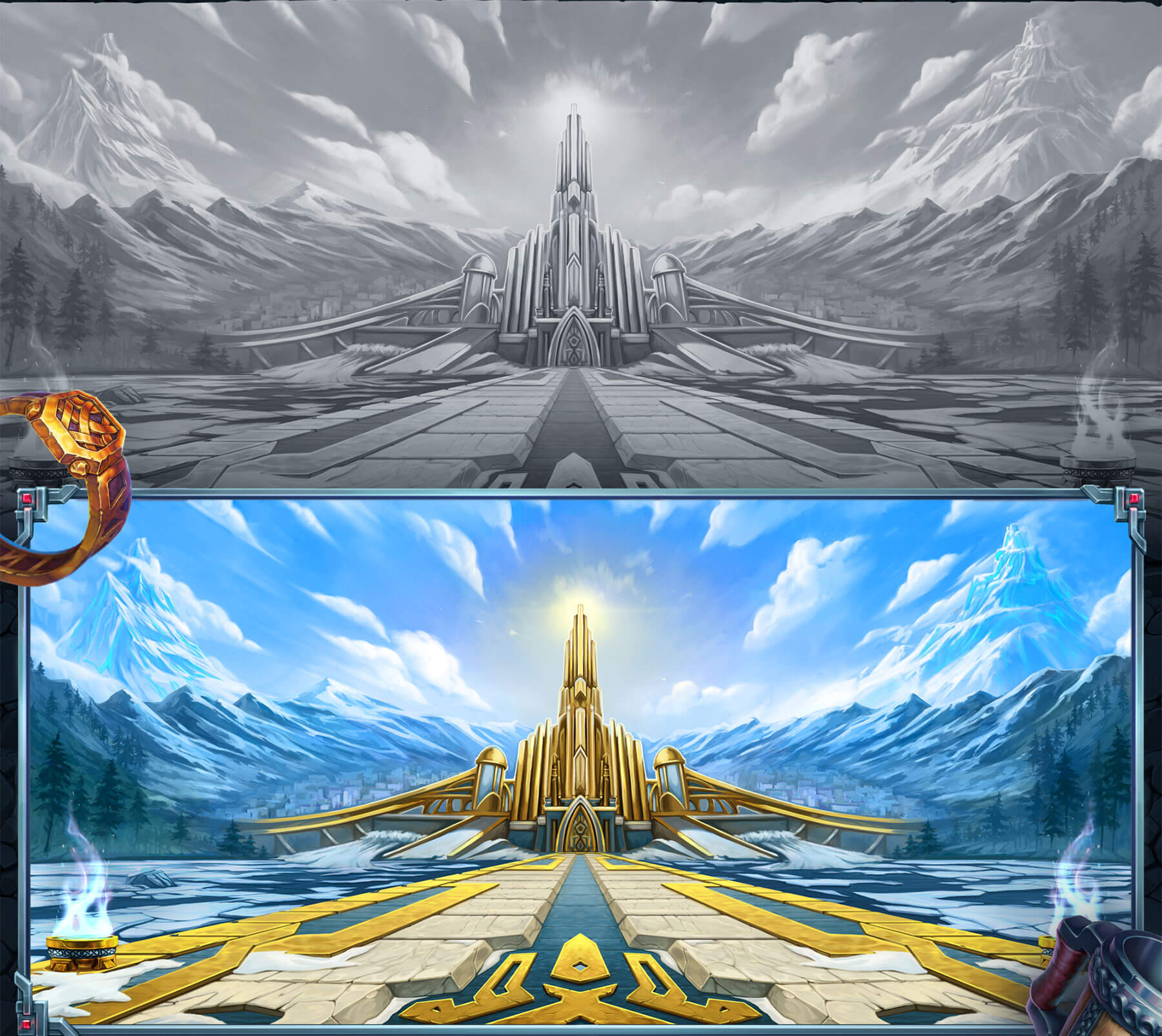 Asgard slot background