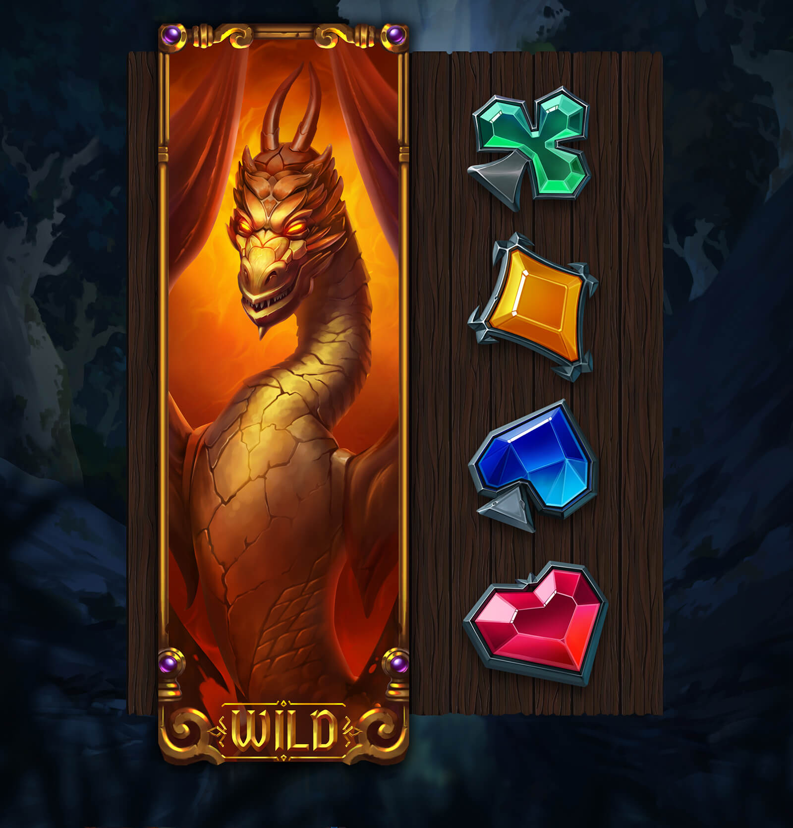 Dragons Treasure wild symbol