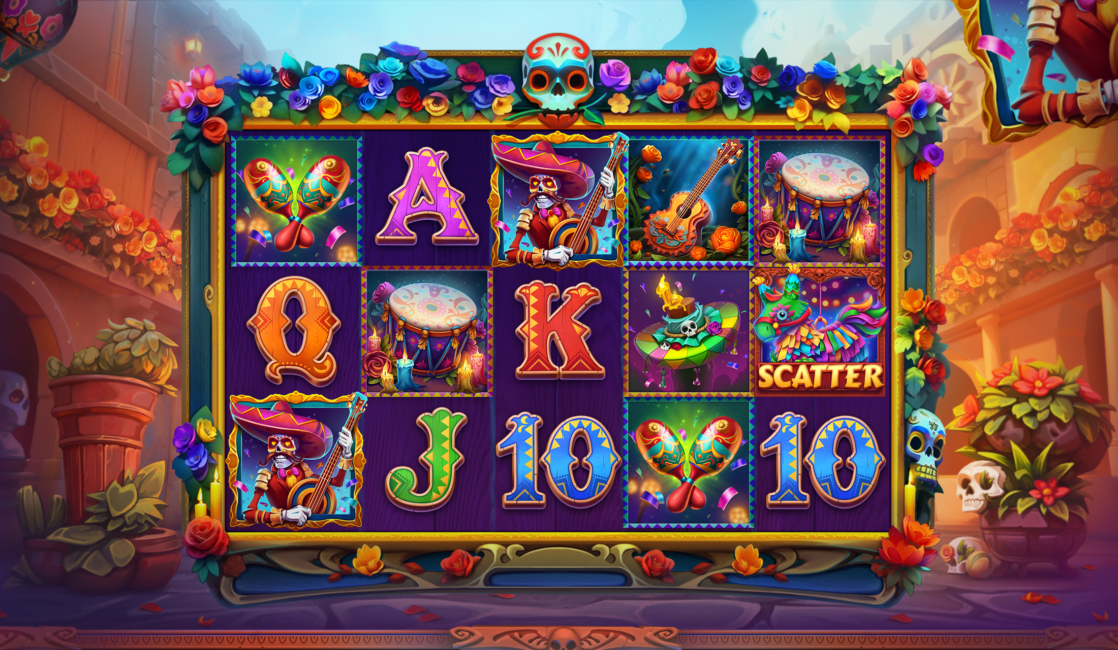 Muertos Fortune slot machine art