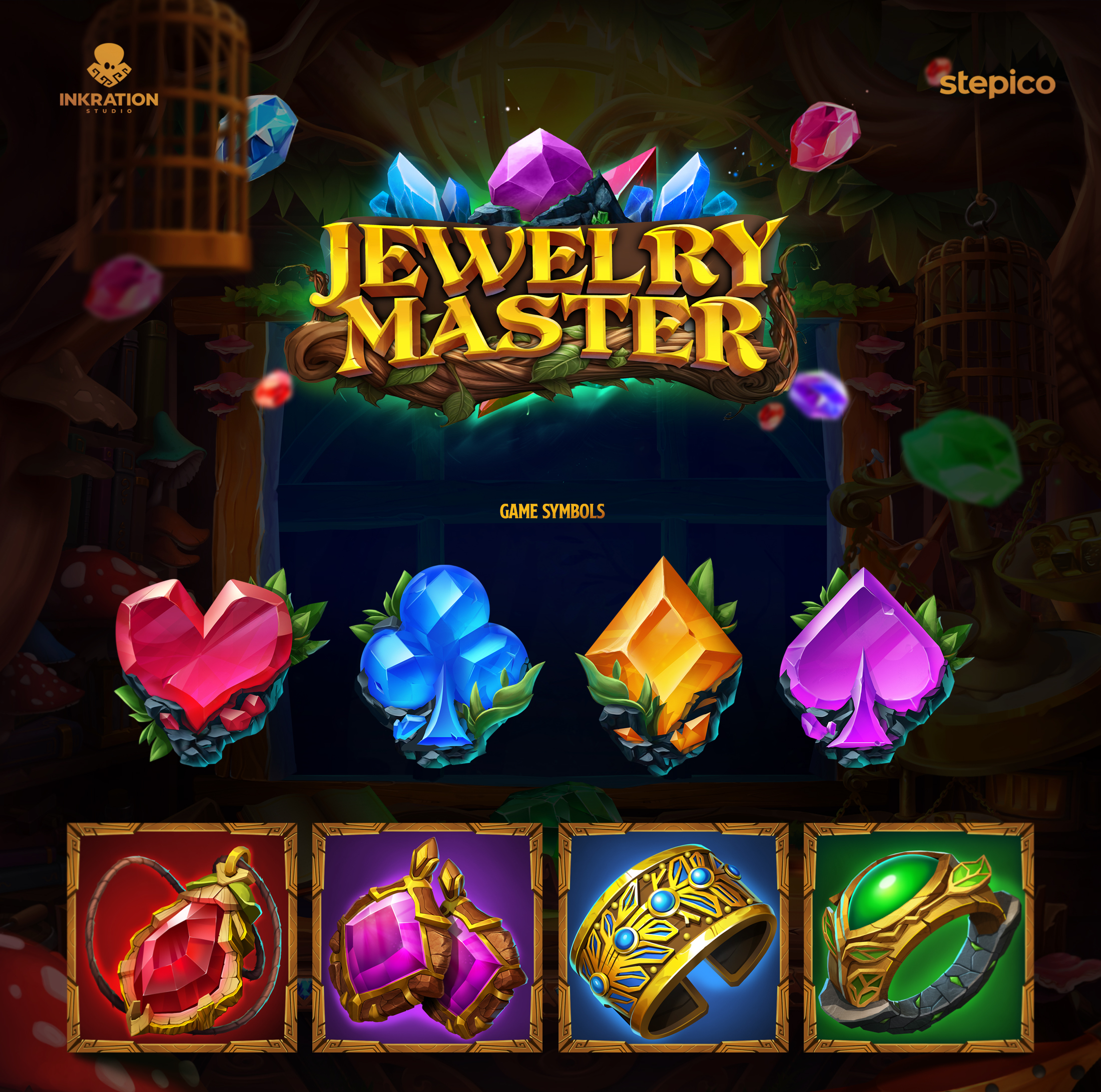 Jewelry Master slot machine symbols