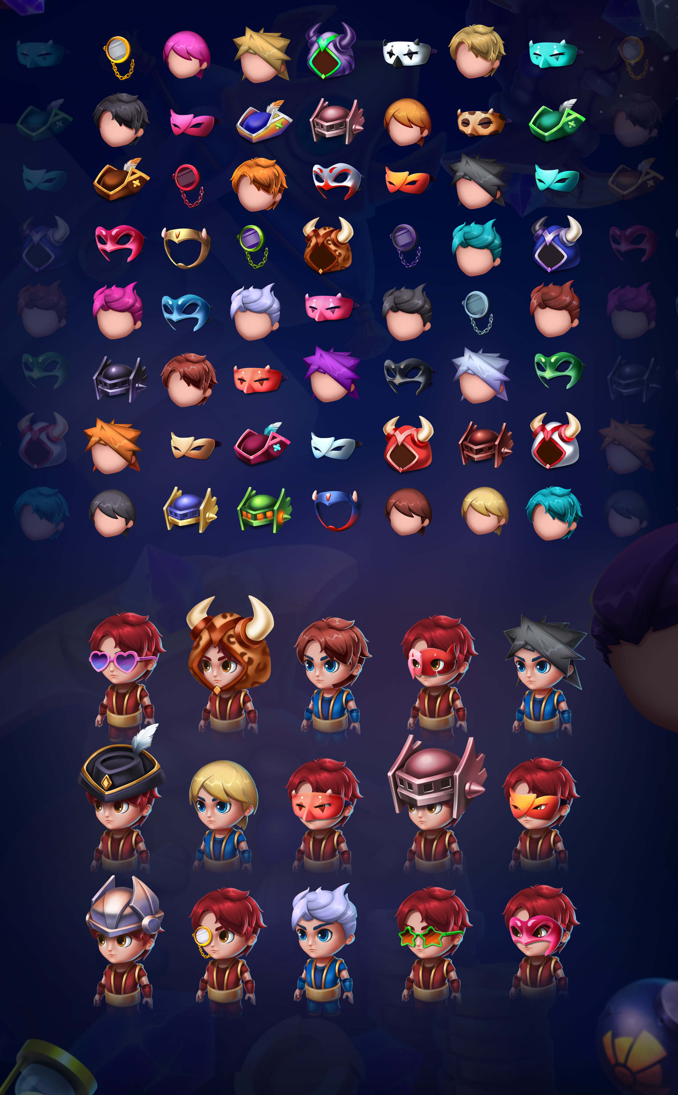 RPS Battle characters design