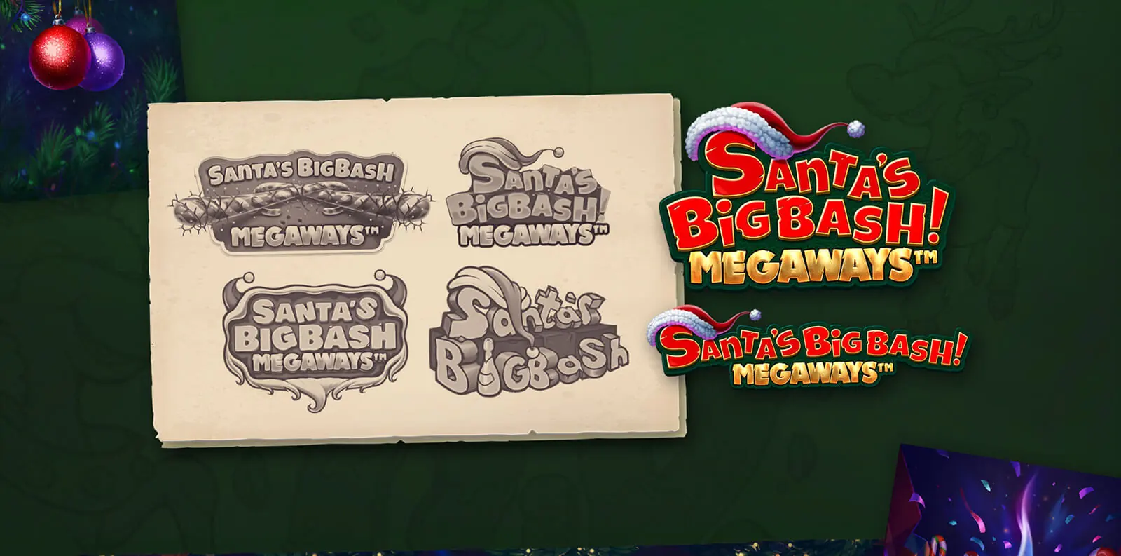 Santa's Big Bash slot win pop up