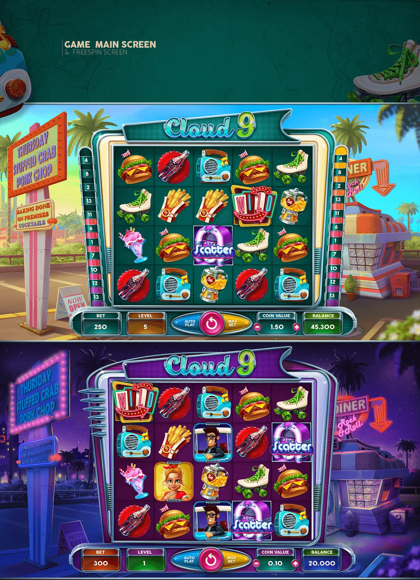 Cloud 9 slot art