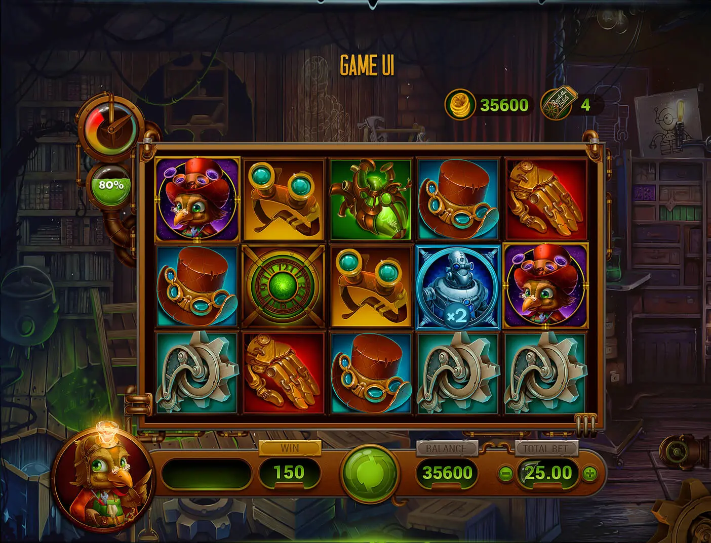 Twist the Gear slot art