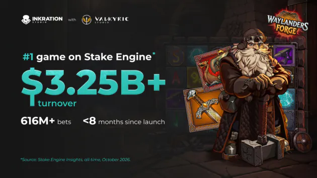 Waylanders Forge Hits #1 on Stake Engine with $3.25B+ in Turnover and 616M+ Bets